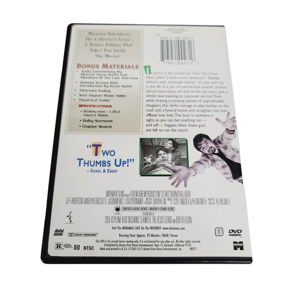 5 / $20 | Clerks DVD (1994) | Rated R - Picture 2 of 3